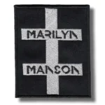 Marilyn Manson Double Cross Patch
