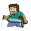 Minecraft Steve Diamond Sword patch