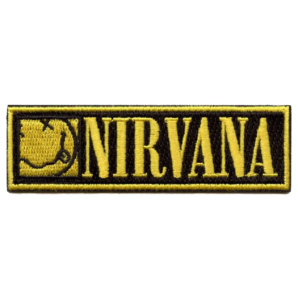 Nirvana Logo and Smiley Face Patch