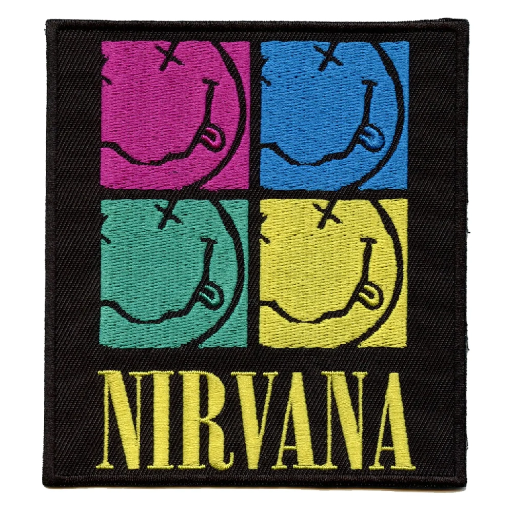 Nirvana Pop Art Smiley Patch
