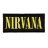 Nirvana Yellow Script Logo Patch