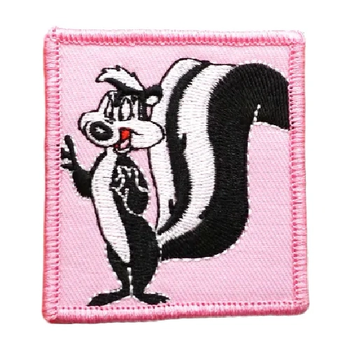 Pepe Le Pew Pink Square Patch