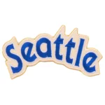 Seattle Mariners Retro Arched Wordmark Patch