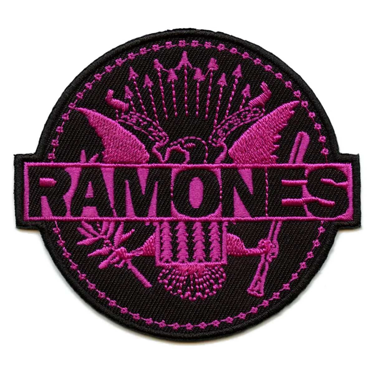 The Ramones Pink Presidential Seal Patch