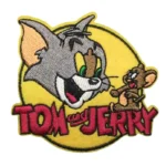 Tom and Jerry Cartoon Logo Patch