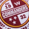 Washington Commanders Est 1932 3 Star Closeup Patch