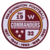 Washington Commanders Est 1932 3 Star Patch