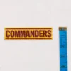 Washington Commanders Red/Gold Script Patch