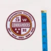 Washington Commanders W Est 1932 3 Star Patch