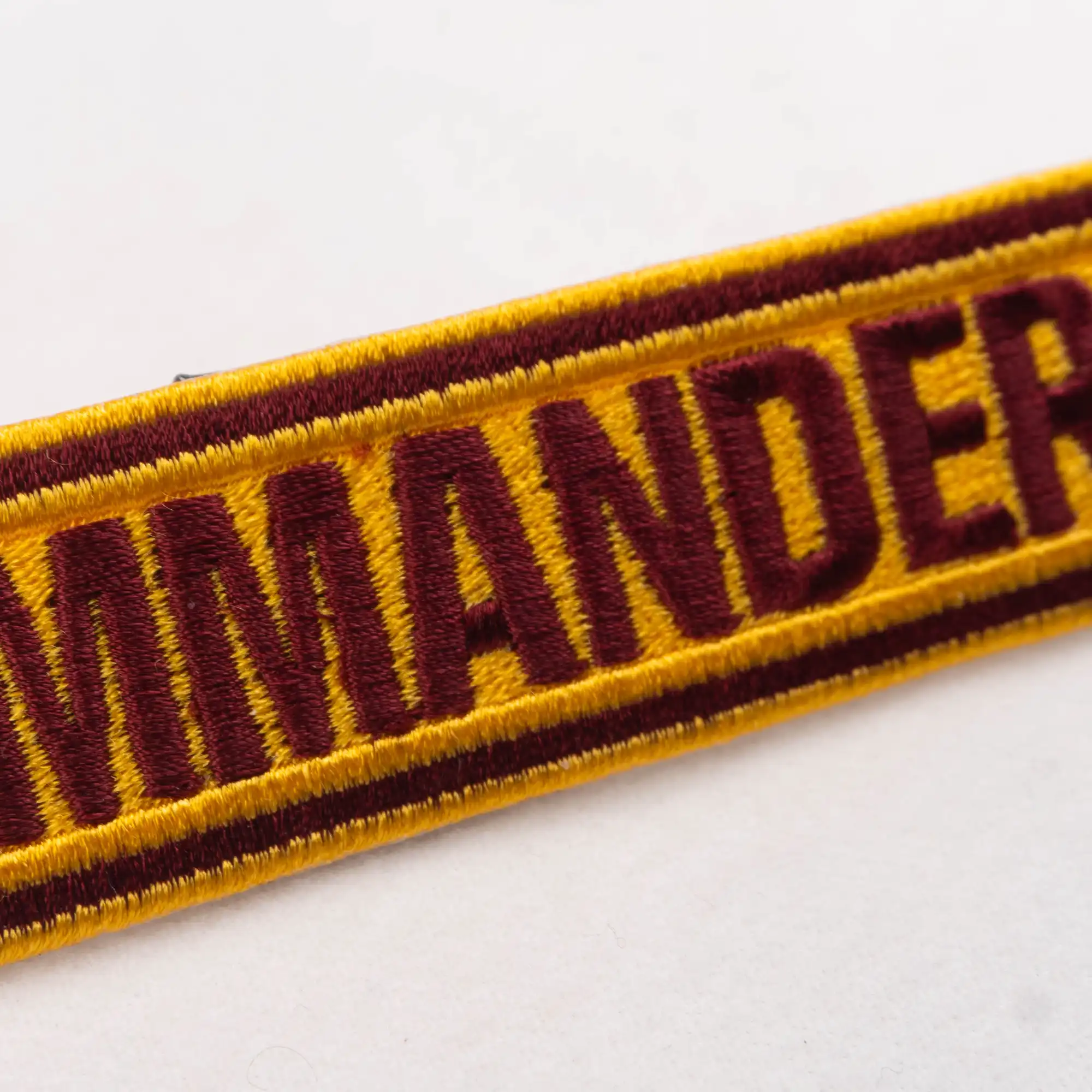 Washington Commanders Wordmark Closeup Patch