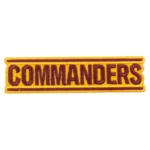 Washington Commanders Wordmark Embroidered Patch