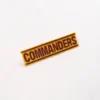Washington Commanders Wordmark Red/Gold Patch