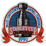 1990 Stanley Cup Finals Embroidered Patch