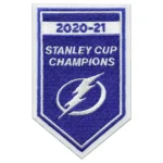 Tampa Bay Lightning 2020-21 Stanley Cup Champions Banner Patch
