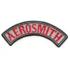 Aerosmith Curved Rock Band Font Arch Patch