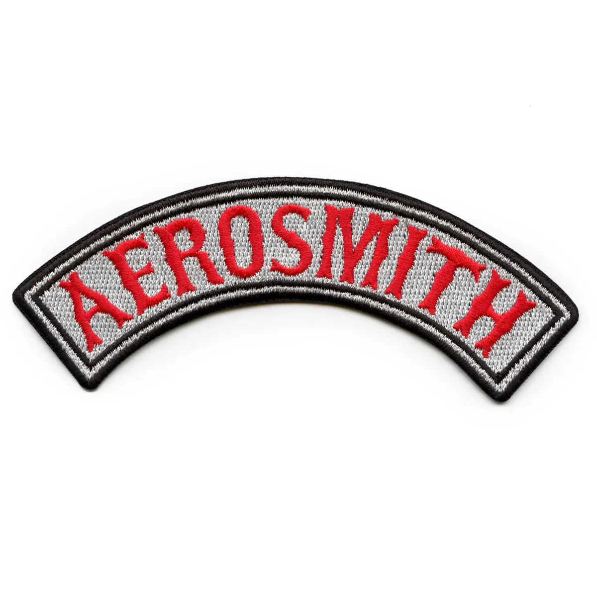 Aerosmith Curved Rock Band Font Arch Patch