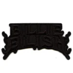 Billie Eilish Black Flames Logo Patch