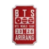 BTS World Tour 2026 Arirang Patch