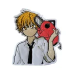 Chainsaw Man Denji Holding Pochita Patch