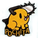 Chainsaw Man Full Body Pochita Lettering Patch