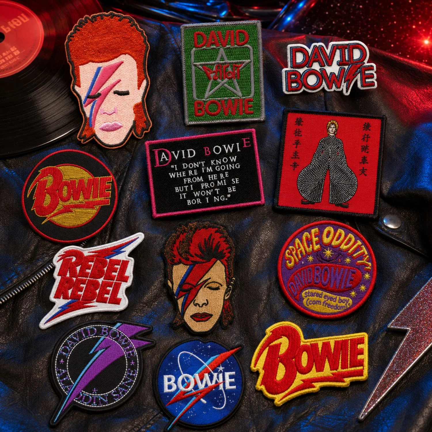 David Bowie Patches