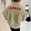 Heated Rivalry Canada Fleece Jacket Patch