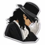 Michael Jackson Embroidered Iron-On Patch