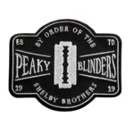 Peaky Blinders Razor Blade Shelby Brothers Patch