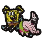 SpongeBob and Patrick Leapfrog Cartoon Kids Patch