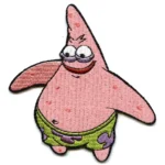 SpongeBob SquarePants Patrick Star Smirk Smiling Patch