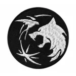 The Witcher Wolf Swallow Star Emblem Patch