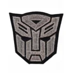 Transformers Autobot Silver Logo Patch