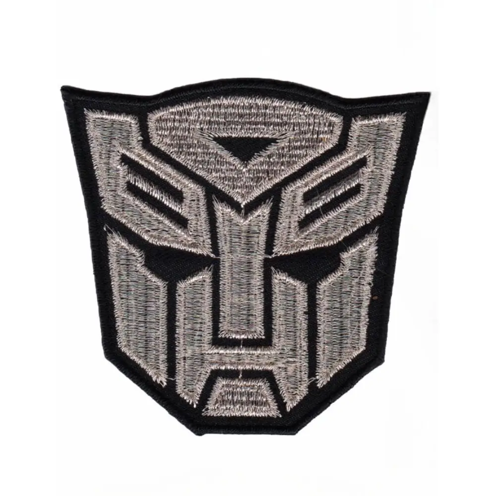 Autobot Silver Logo Patch