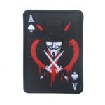 V for Vendetta Ace of Spades Card Patch