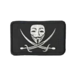 V for Vendetta Guy Fawkes Pirate Flag Patch