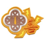 Demon Slayer Zenitsu Nichirin Sword Tsuba Patch
